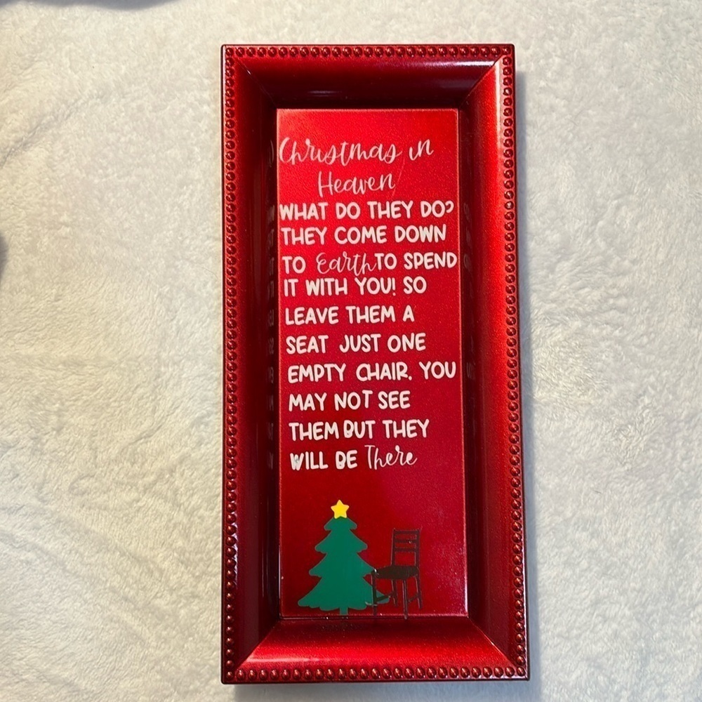 Christmas in Heaven Tray
